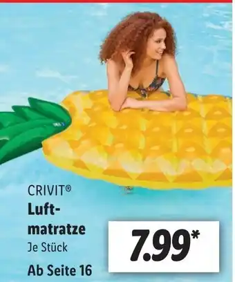 Lidl CRIVIT* Luftmatratze Angebot