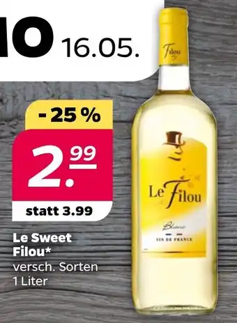 NETTO Le Sweet Filou 1 Liter Angebot