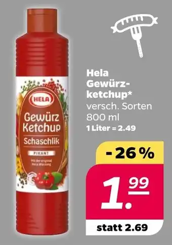 NETTO Hela Gewürzketchup 800 ml Angebot