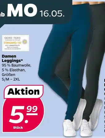 NETTO Damen Leggings Größen S/M-2XL Angebot