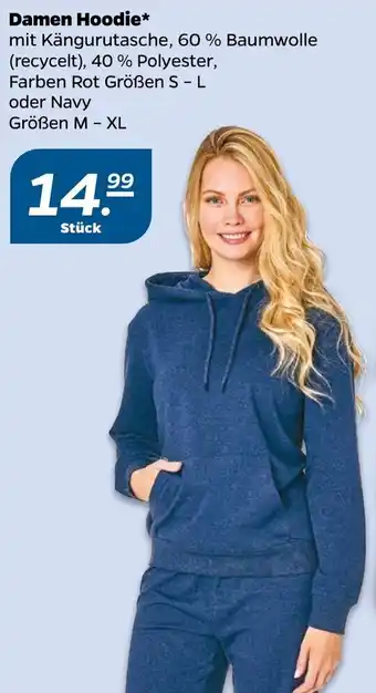 NETTO Damen Hoodie Größen M-XL Angebot