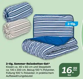 NETTO 2 tlg. Sommer Reisebetten Set Angebot