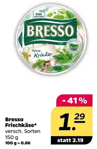 NETTO Bresso Frischkäse 150 g Angebot