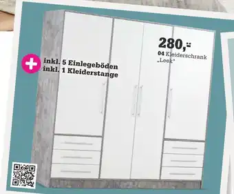 Höffner Kleiderschrank „leek“ Angebot