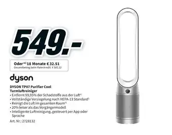 MediaMarkt Dyson turmluftreiniger Angebot