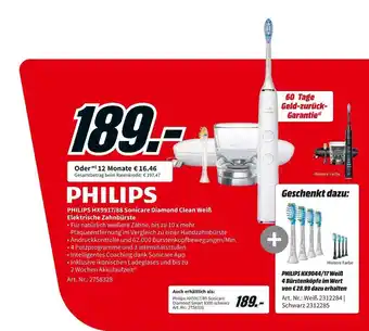 MediaMarkt Philips elektrische zahnbürste Angebot