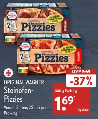 Aldi Nord Original Wagner Steinofen Pizzies 300 g Packung Angebot