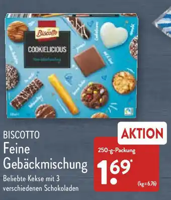 Aldi Nord Biscotto Feine Gebäckmischung 250 g Packung Angebot