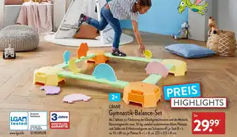 Aldi Nord Crane Gymnastik Balance Set Angebot