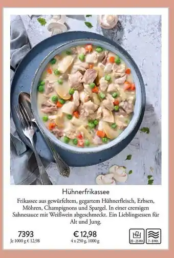 Eismann Hühnerfrikassee Angebot