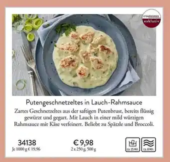 Eismann Putengeschnetzeltes In Lauch-rahmsauce Angebot