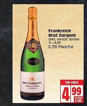 Edeka Frankreich Brut Dargent Angebot