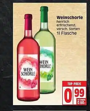 Edeka Weinschorle Angebot