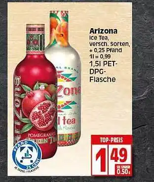 Elli Markt Arizona Ice Tea Angebot