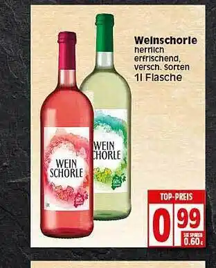 Elli Markt Weinschorle Angebot