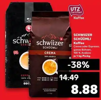 Kaufland Schwiizer Schüümli Kaffee Angebot