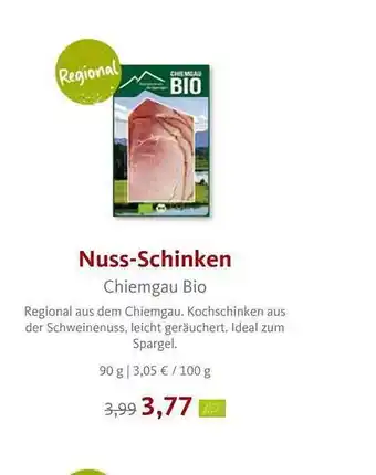 VollCorner Biomarkt Nuss-schinken Chiemgau Bio Angebot