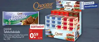 Aldi Nord Choceur Tafelschokolade Angebot