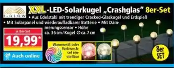 Norma I-Glow XXL LED Solarkugel ,,Crashglas" Angebot