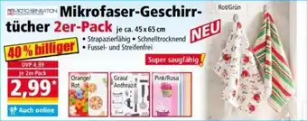 Norma Mikrofaser Geschirrtücher 2er Pack Angebot
