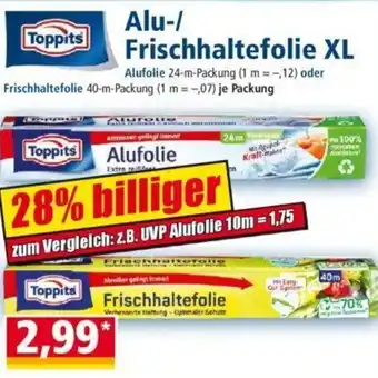 Norma Toppits Alu/ Frischhaltefolie XL Angebot