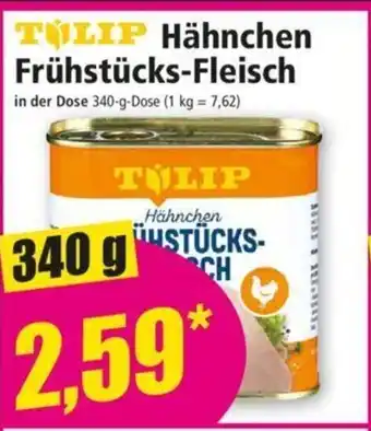 Norma Tulip Hähnchen Frühstücks Fleisch 340 g Dose Angebot