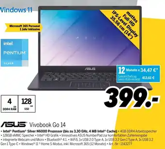 MEDIMAX Asus Vivobook Go 14 Angebot