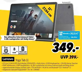 MEDIMAX Lenovo Yoga Tab 11 Angebot