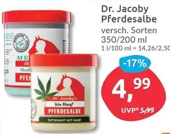 Budni Dr. Jacoby's Pferdesalbe 350/200 ml Angebot