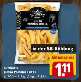 REWE City Butcher's Jumbo Pommes Frites 700g Angebot