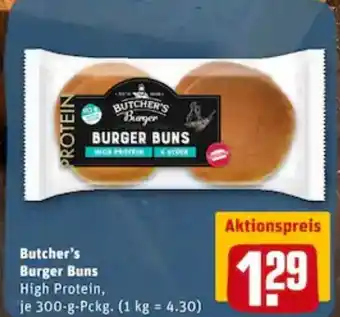 REWE City Butcher's Burger Buns High Protein 300g Angebot