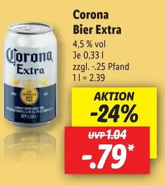 Lidl Corona Extra 330ml Angebot