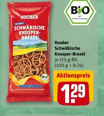 REWE Huober schwäbische knusper-brezel Angebot