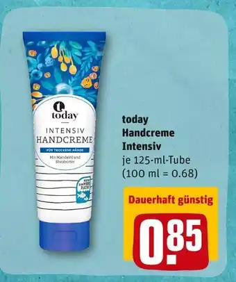 REWE Today handcreme intensiv Angebot