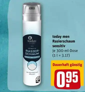 REWE Today men rasierschaum Angebot