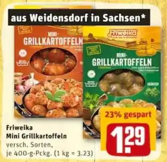 REWE City Friweika Mini Grillkaroffeln 400g Angebot