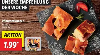 Lidl Pflaumenkuchen 260g Angebot