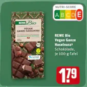 REWE City Rewe Bio Vegan Ganze Haselnuss 100g Angebot