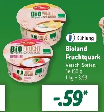 Lidl Bioland Fruchtquark 150g Angebot