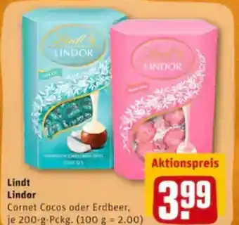 REWE City Lindt Lindor 200g Angebot