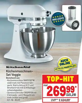 METRO Kitchenaid küchenmaschinen-set veggie Angebot