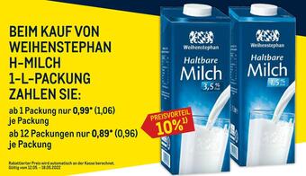 METRO Weihenstephan h-milch Angebot