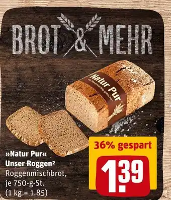 REWE Brot & mehr unser roggenbrot Angebot