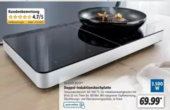 Lidl SILVERCREST* Doppel-Induktionskochplatte Angebot