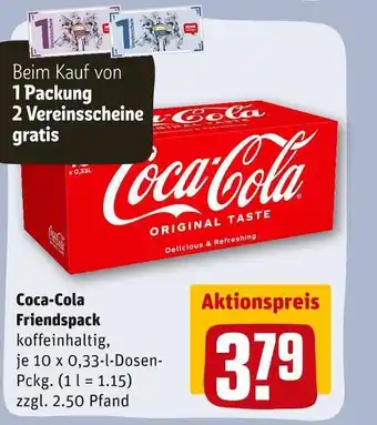 REWE Coca-cola cola Angebot