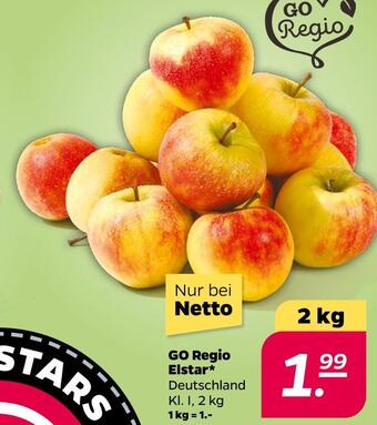 NETTO Go regio äpfel elstar Angebot