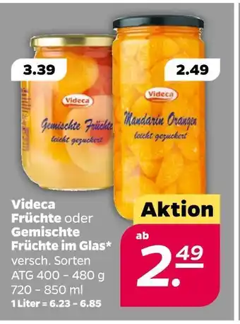 NETTO Videca früchte oder gemischte früchte im glas Angebot