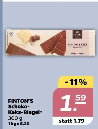 NETTO Finton’s schoko-keks-riegel Angebot