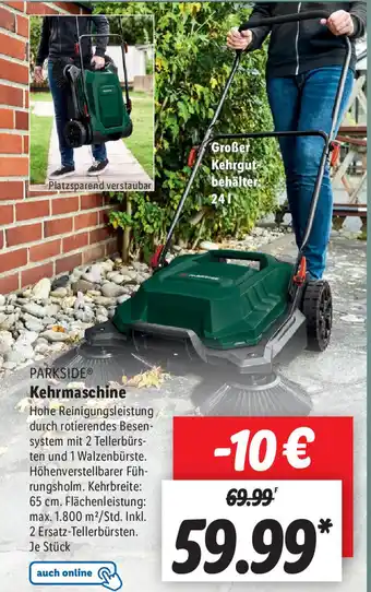 Lidl Parkside Kehrmaschine Angebot