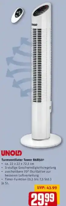 REWE City Unold Turmventilator Tower 86850 Angebot